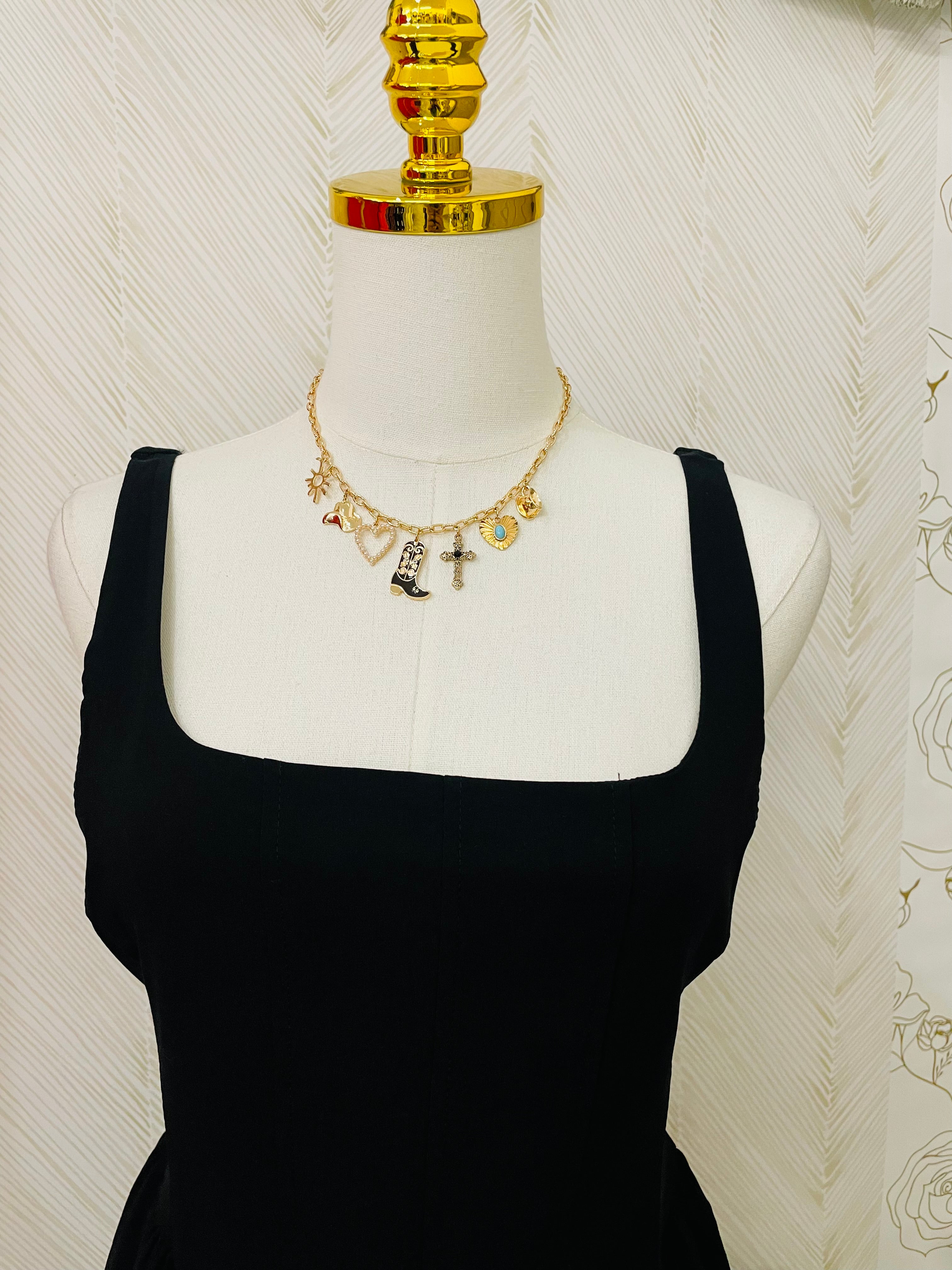 Square neck flared mini dress