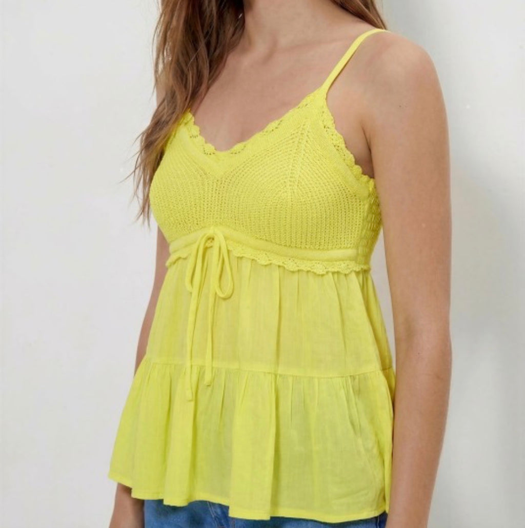 Crochet cami top