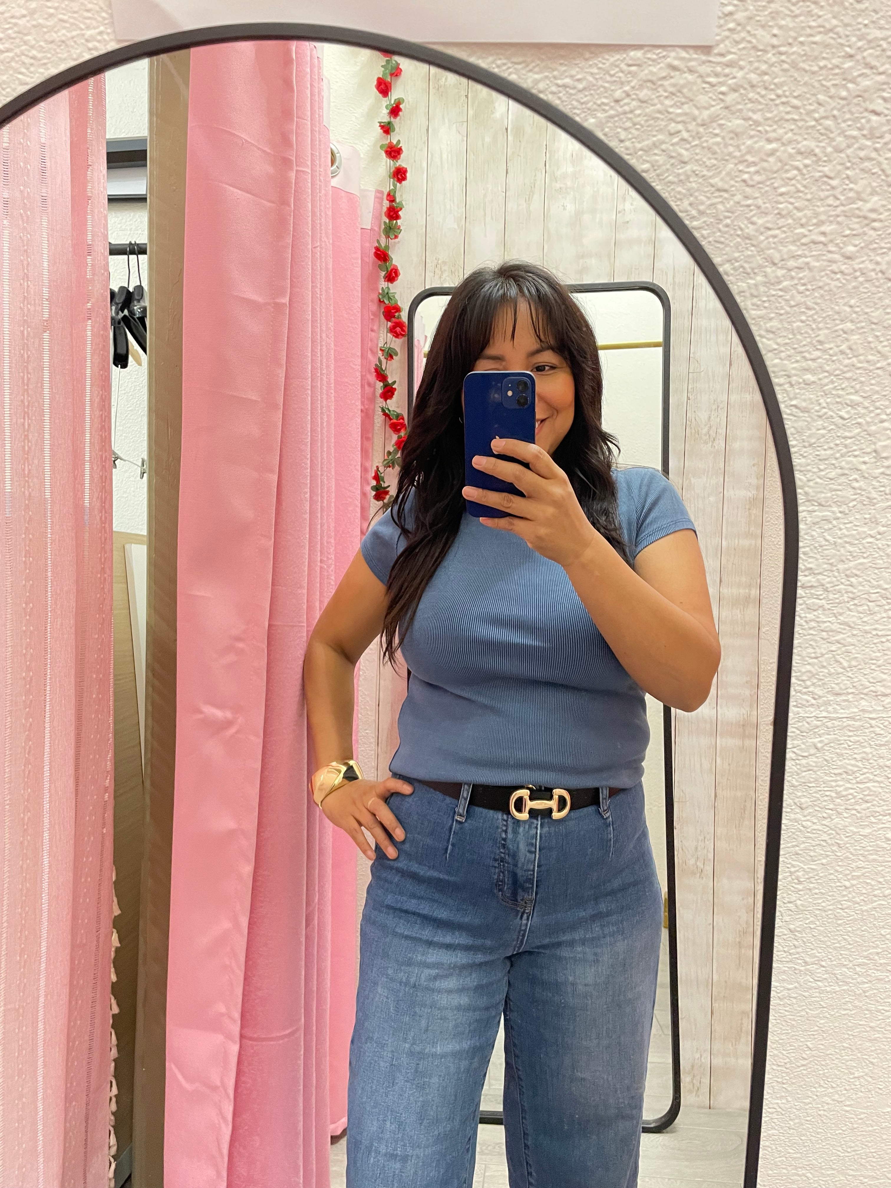 Boat neck basic top