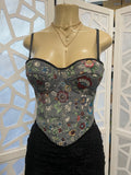 Corset floral top