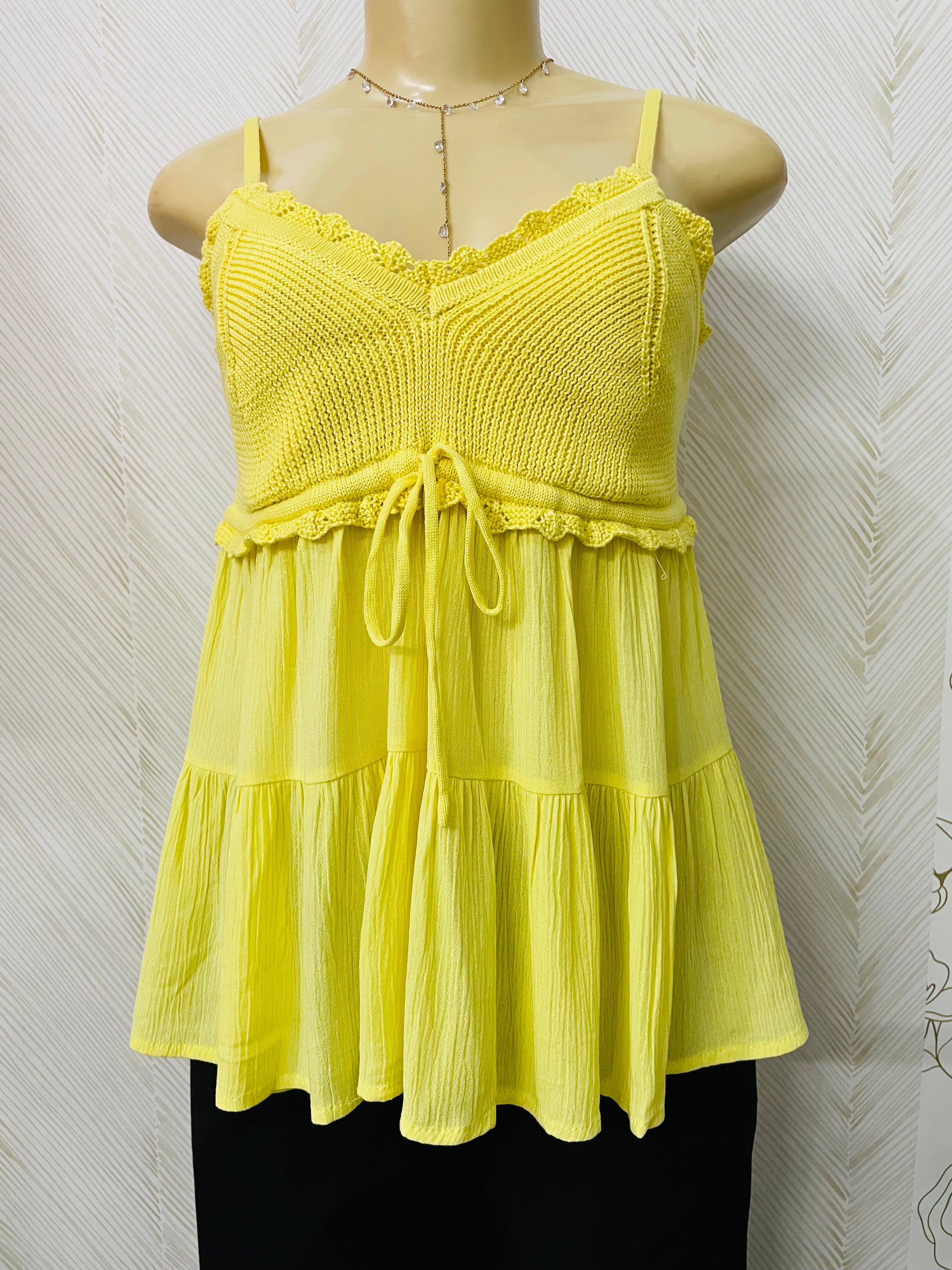 Crochet cami top