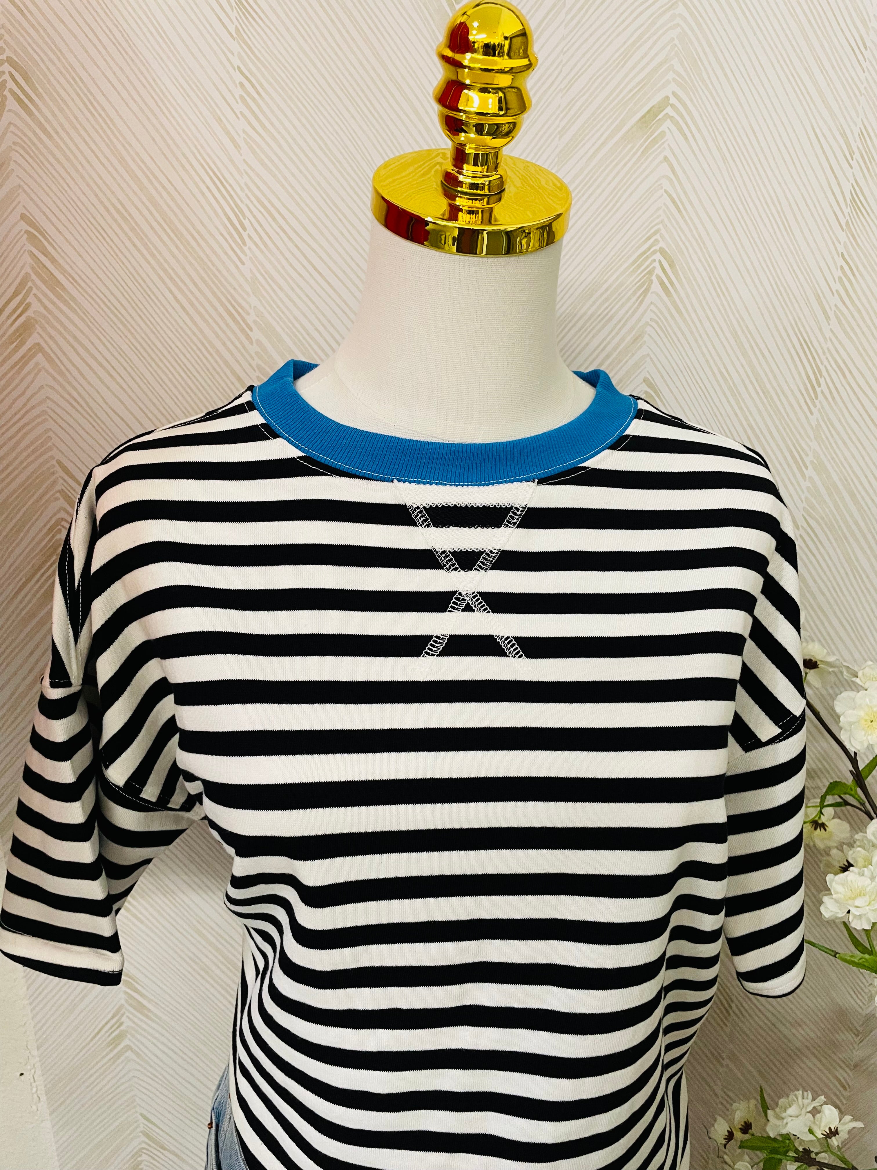 Stripe oversized shirt