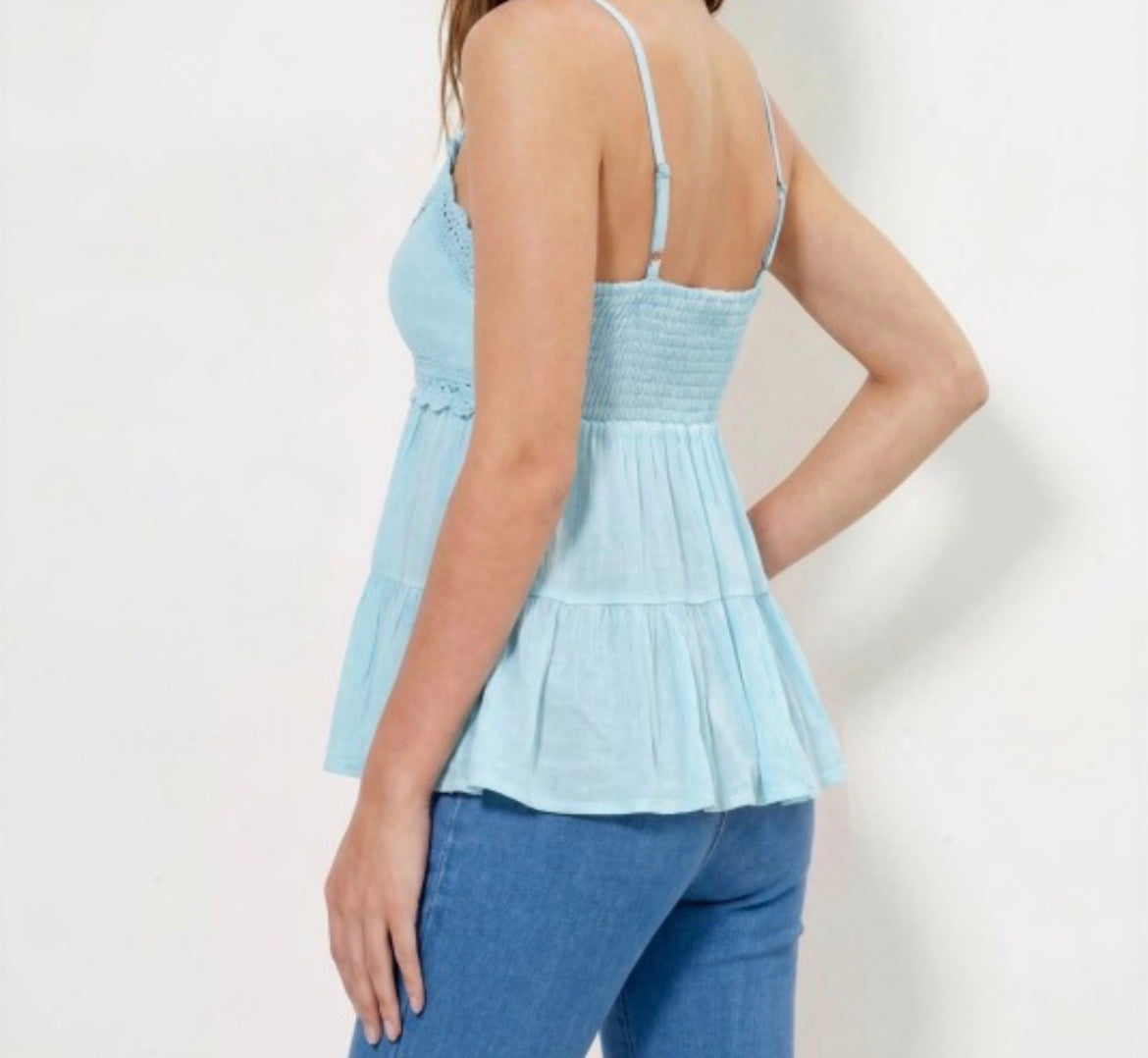 Crochet cami top